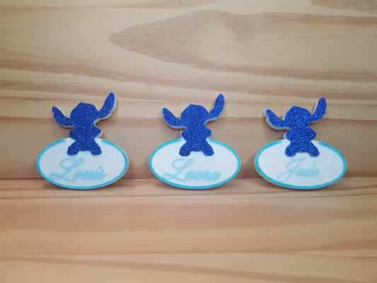 Name Tag Stitch n°1 Paillettes