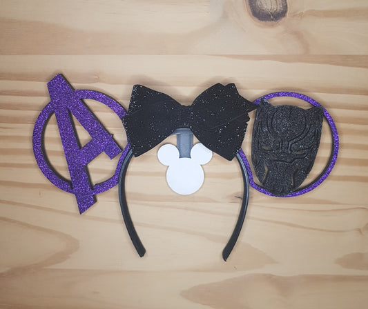 Ears Black Panther paillettes